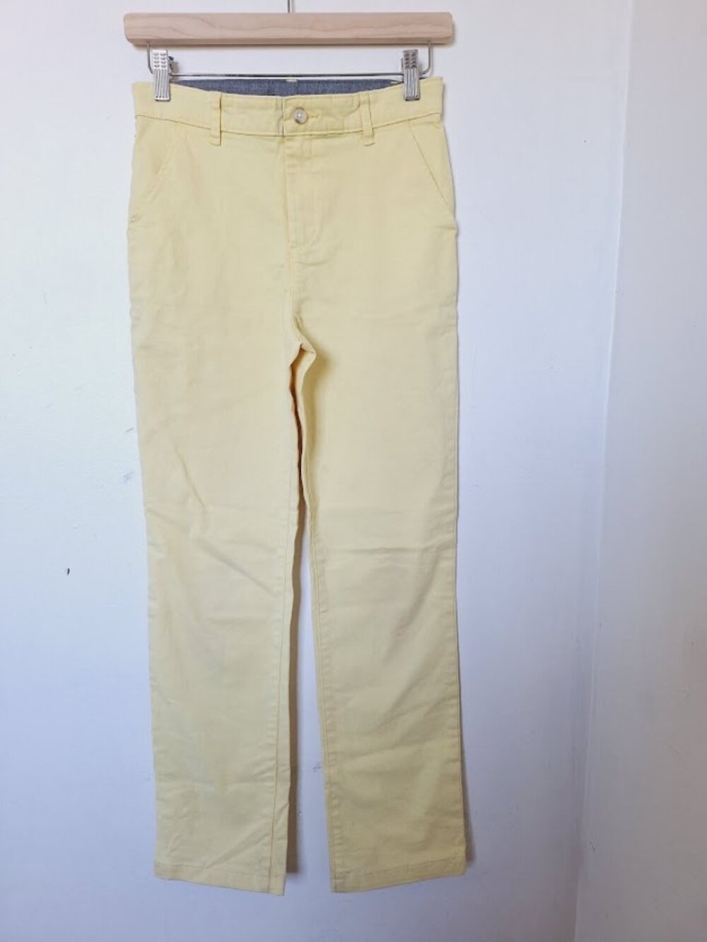 Gymboree Boys Yellow Adjustable Waist Chino Pants Size 12
